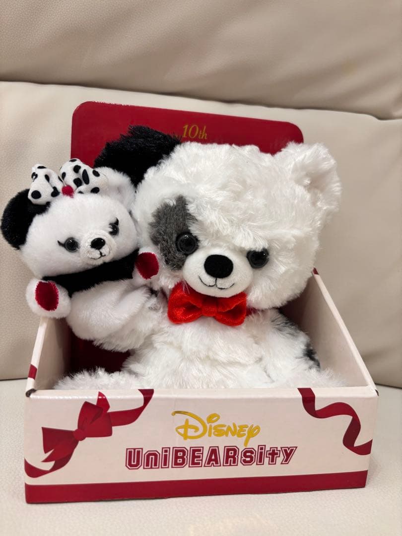 ディズニー ユニベアシティ 101匹わんちゃん クルエラ ぬいぐるみ