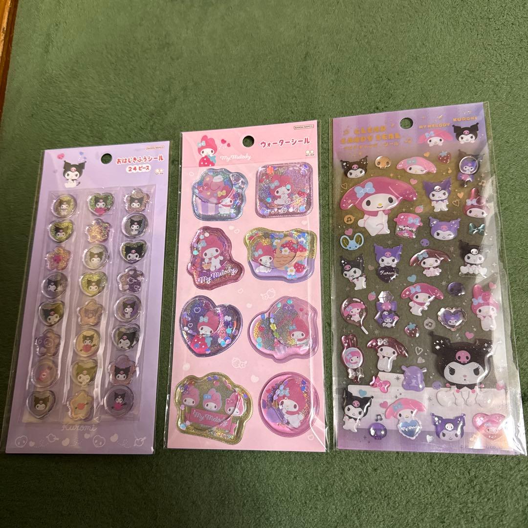 国内正規品 ウォーターシール おはじきシール サンリオ キャラクター