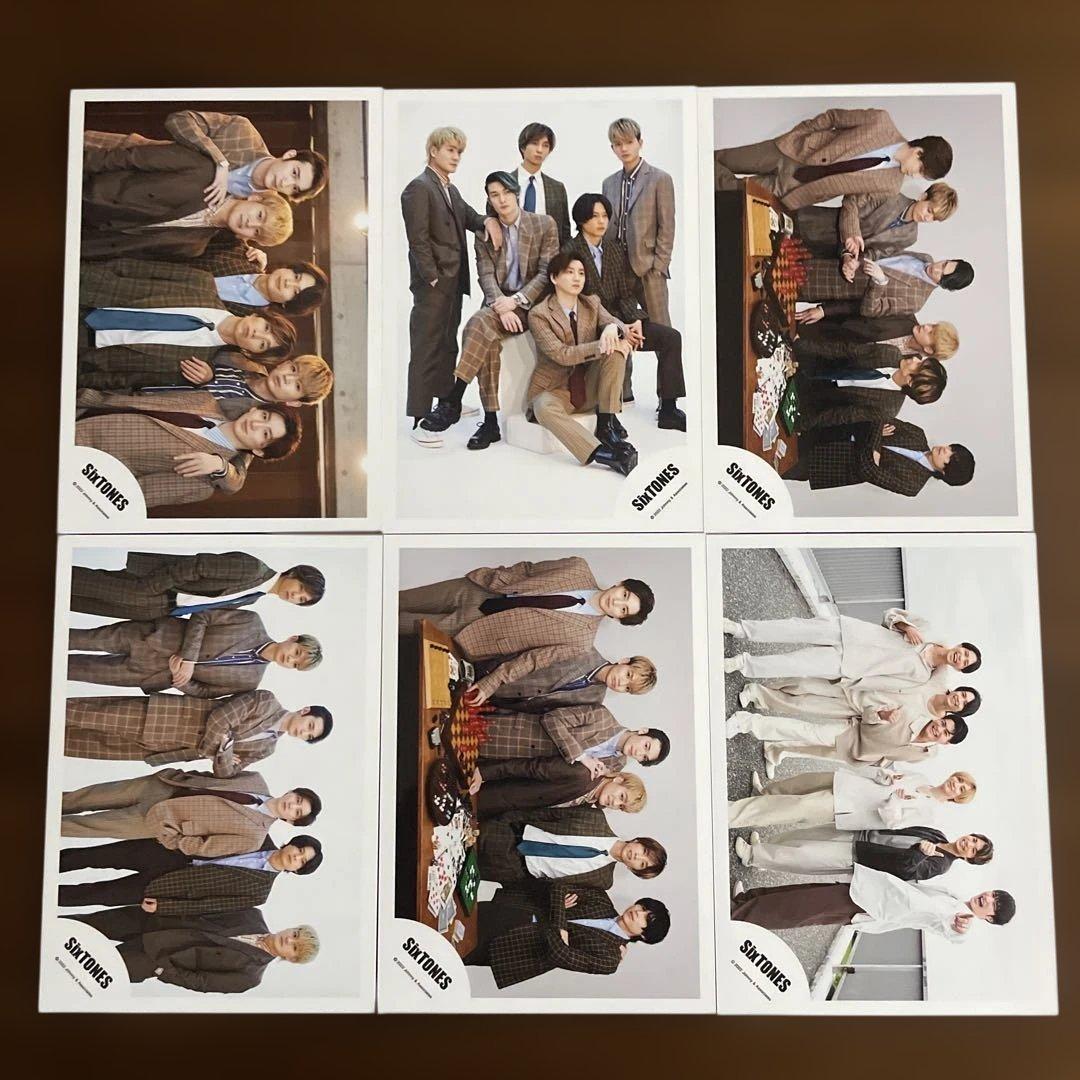 SixTONES 公式写真 オフショット セルフィ フォトセット ステージ