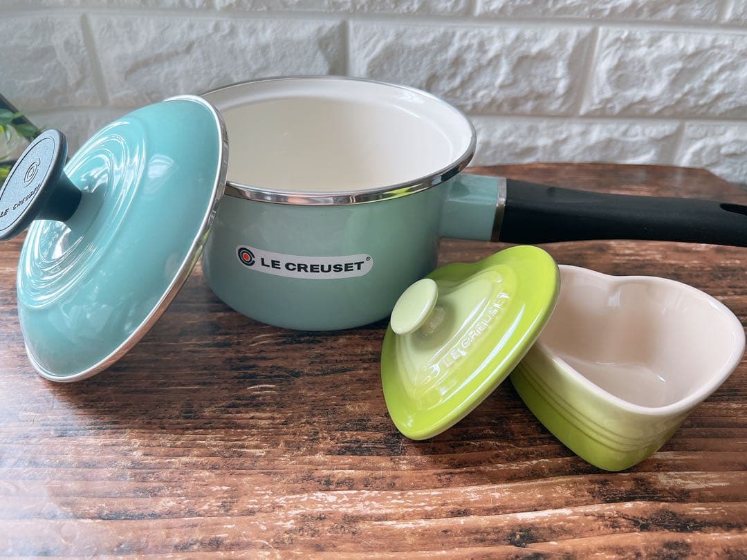 LE CREUSET ルクルーゼ鍋 片手鍋ソースパン16cm セージ