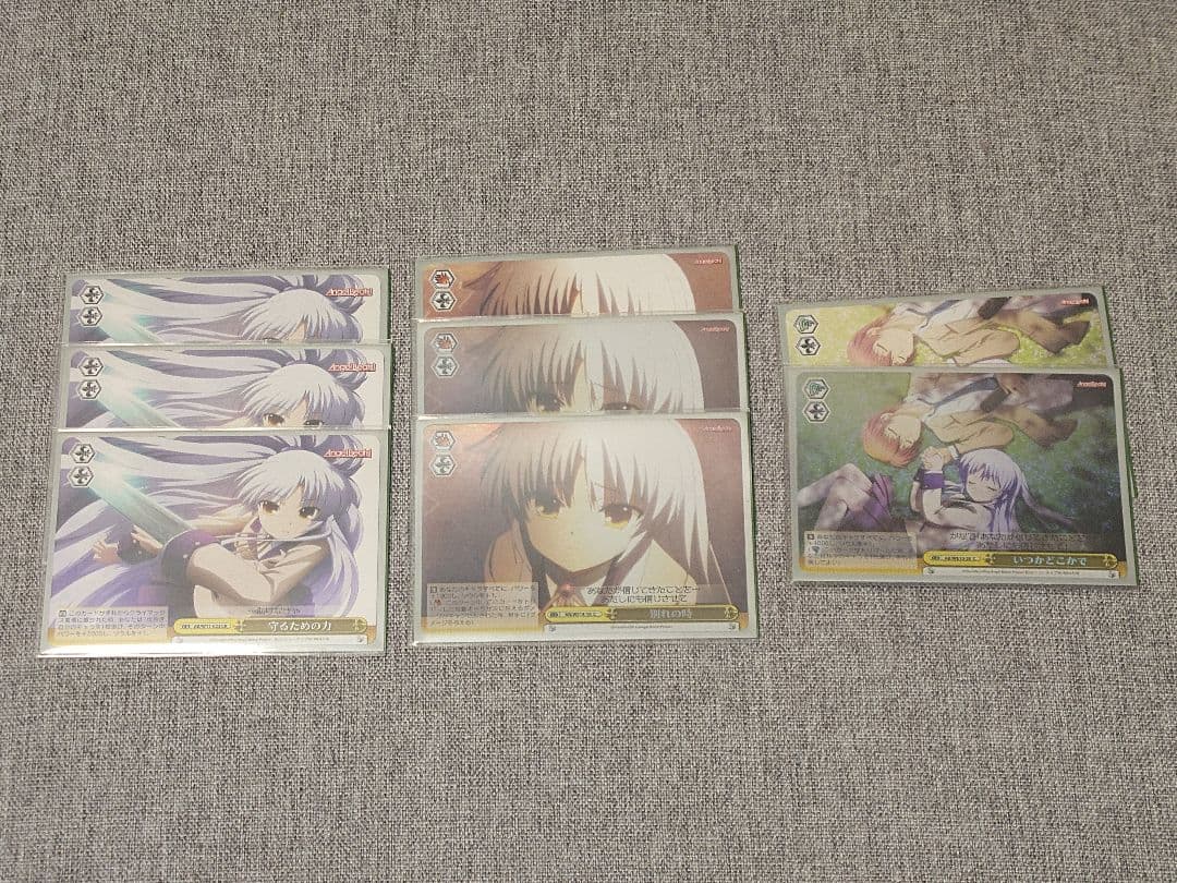 ヴァイスシュヴァルツAngelBeats 立花かなでデッキ ※2枚サインカード