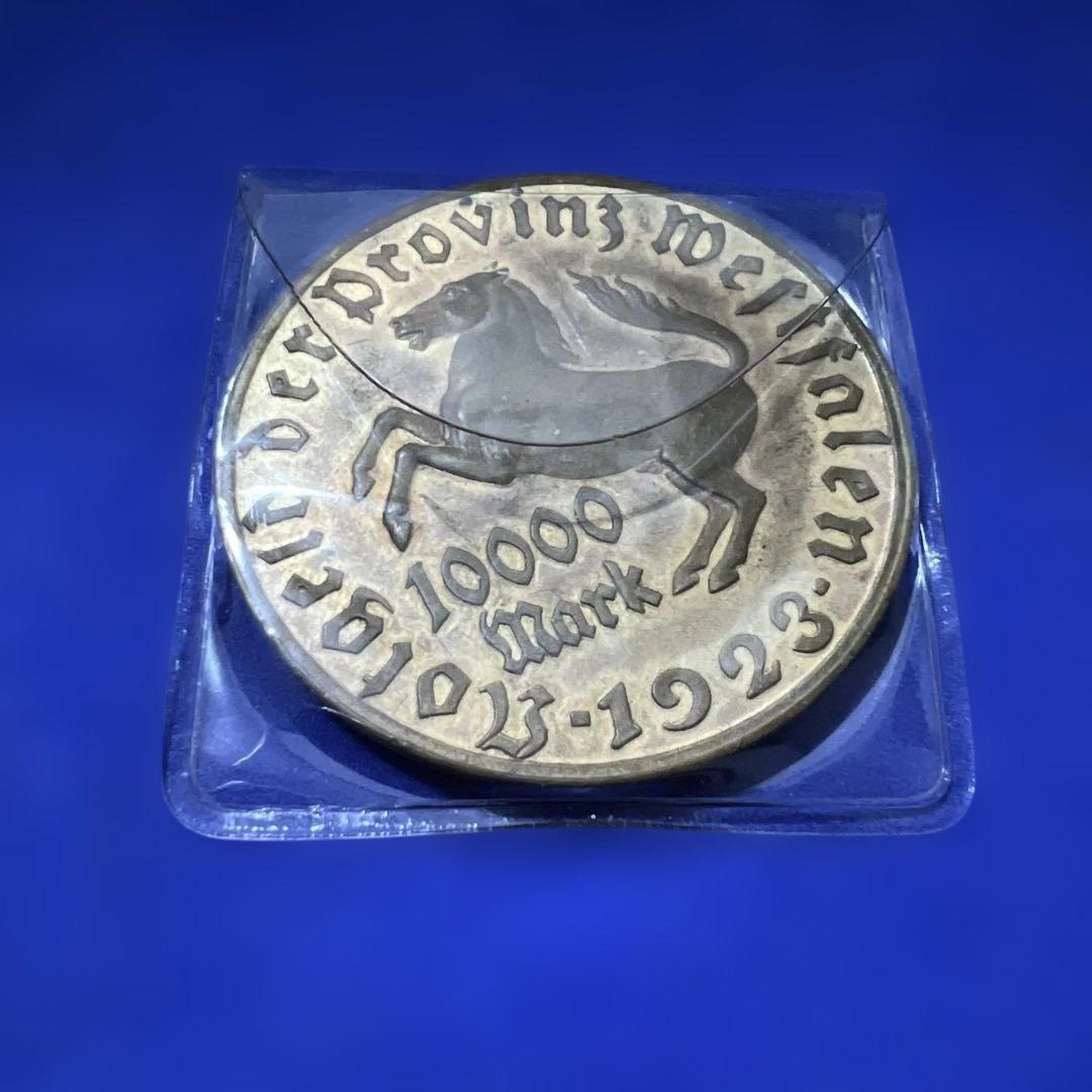 激レア】1923年 10000マルク ノートゲルト ブロンズ重量版 ドイツ