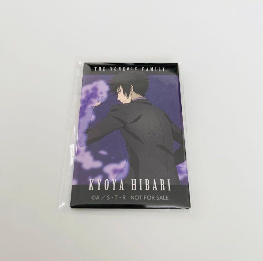 家庭教師ヒットマンREBORN！ リボーン 雲雀恭弥 スクエア 缶バッジ
