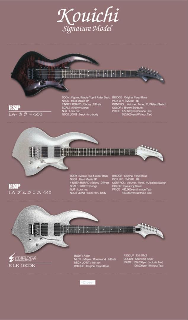 EDWARDS E-LK-100DK／Laputa kouichi ／ダムカラス - メルカリ