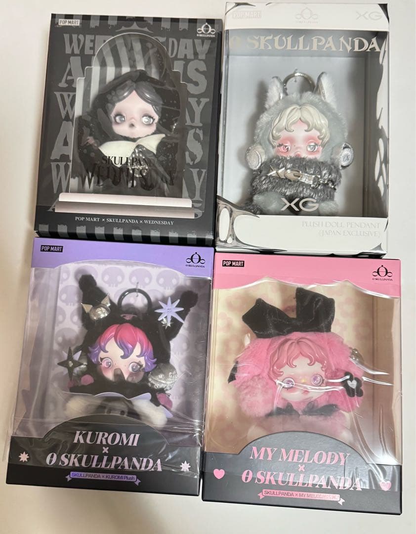 スカルパンダ セット XG メロクロ マイメロディー クロミ ウェンズデー