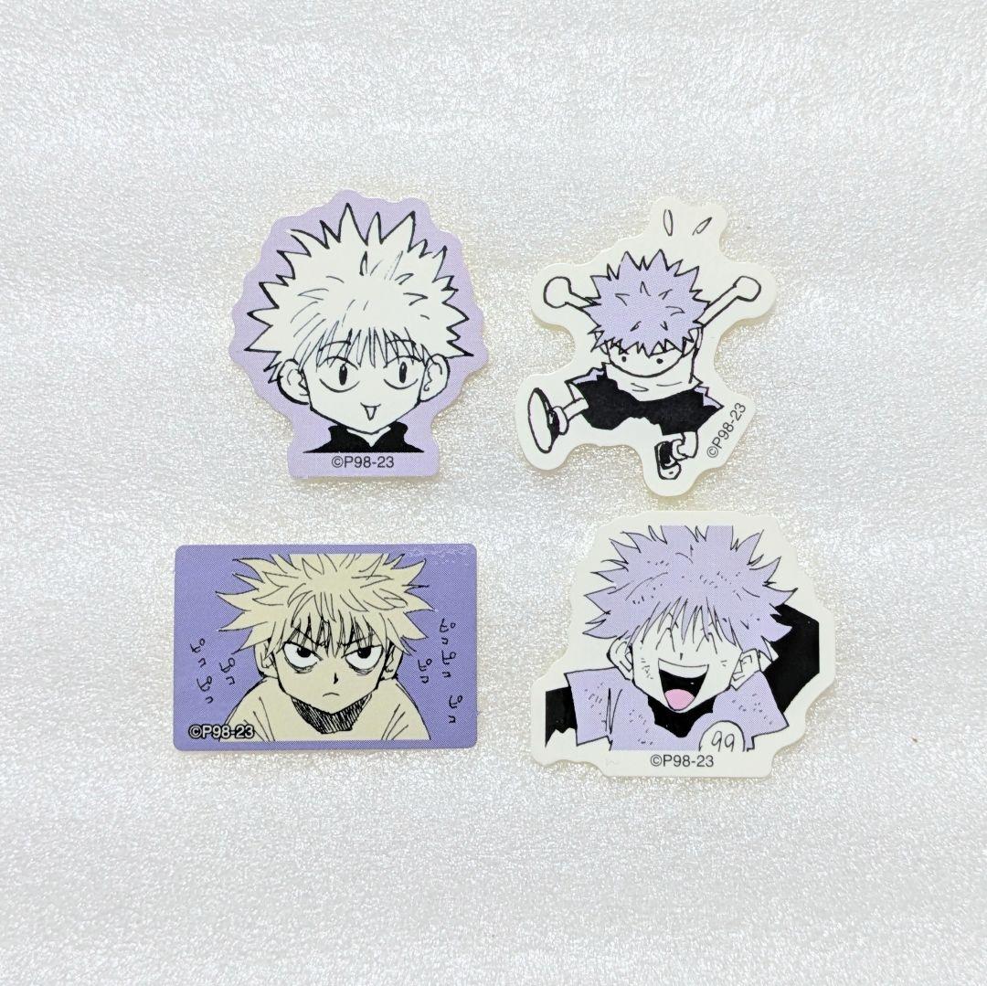 ハンターハンター 冨樫義博展 ステッカー キルア コンプ シール 原作絵