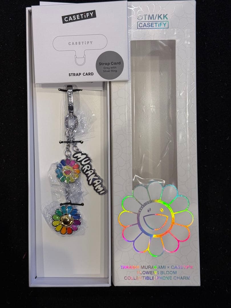 (新品、未使用)Murakami casetify charm Casetify x Murakami - KAIKAI AND KIKI PHONE CHARM & CHARM CUBE SET