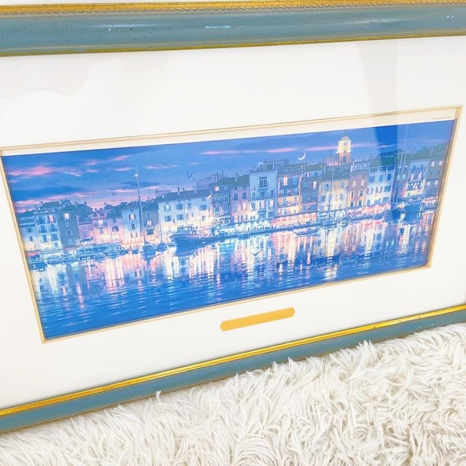 笹倉鉄平 ST.TROPEZ サントロペ 複製画 代表作【中古品】 - メルカリ