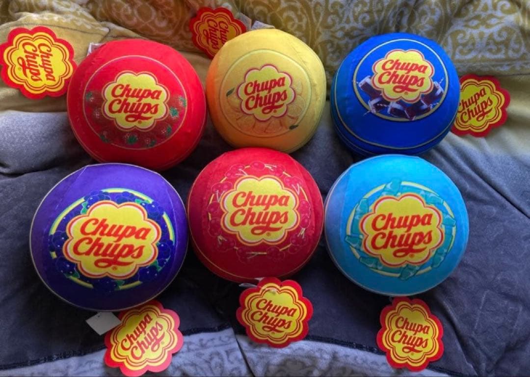 しまむら チュッパチャプス クッション ６種 コンプリート セット しまむら チュッパチャプス クッション 6種 コンプリート セット