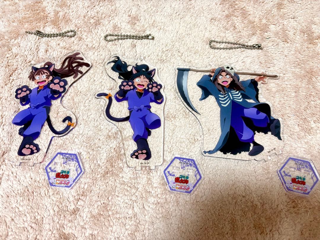 忍たま　アクリルキーホルダー　ハロウィンパーティ　尾浜　久々知　竹谷セット Amazon.co.jp: 忍たま乱太郎 アニメイトカフェ ハロウィンパーティー