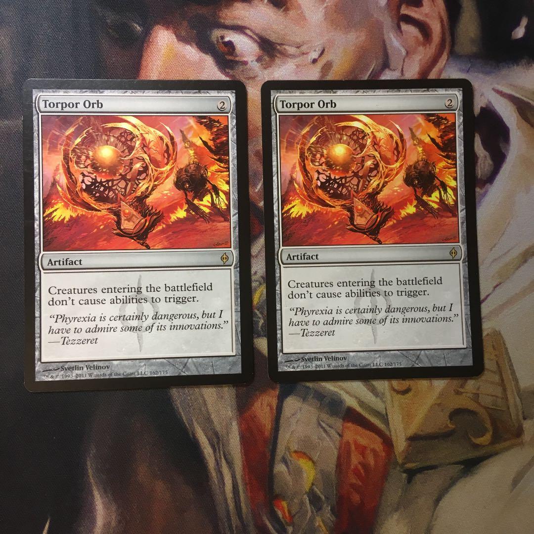 MTG 倦怠な宝珠 英語2枚セット EX]倦怠の宝珠/Torpor Orb《英語》【NPH】