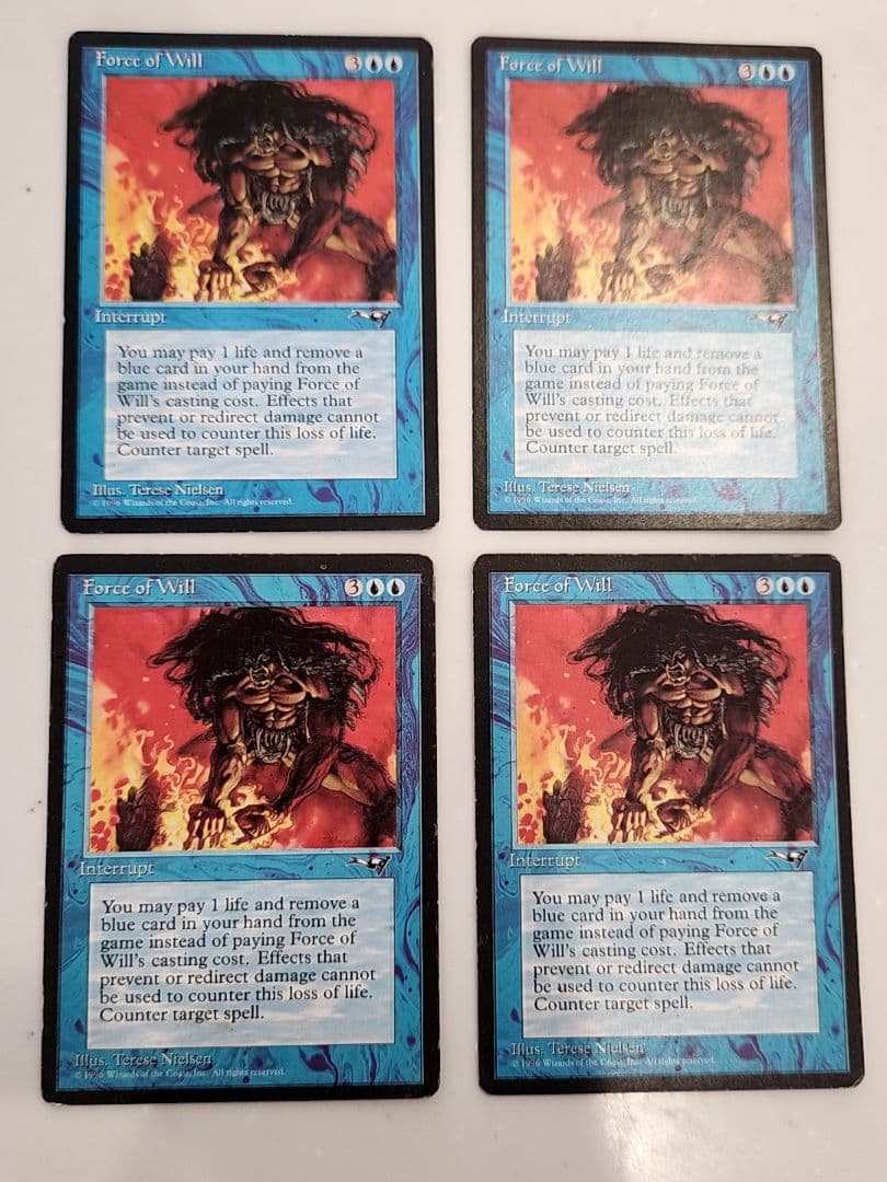Force of Will 英語 ALL 4枚 意志の力/Force of Will》[ALL] HP4枚セット - MTG専門店 Initiative