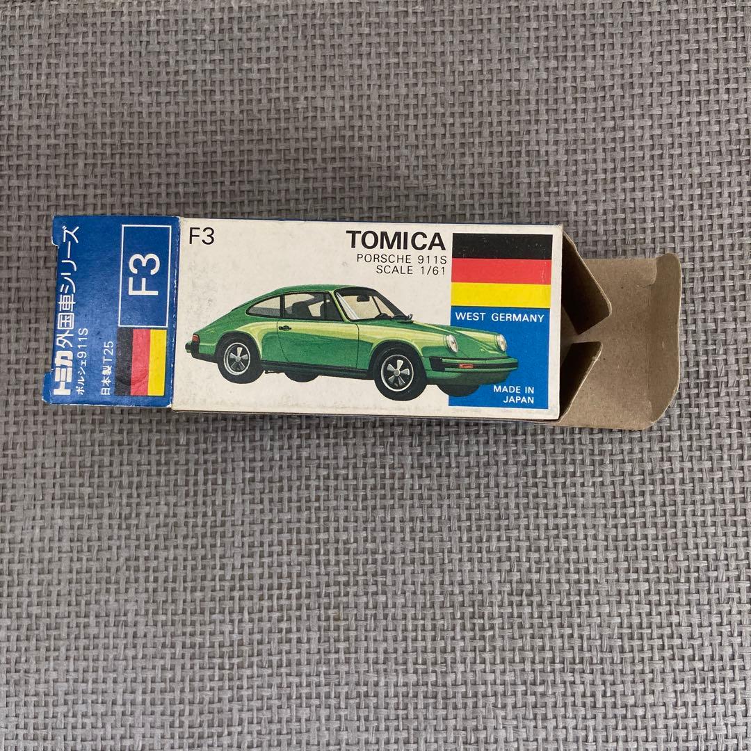 希少・日本製】トミカ 外国車シリーズ F3 ポルシェ 911S 銅メッキ