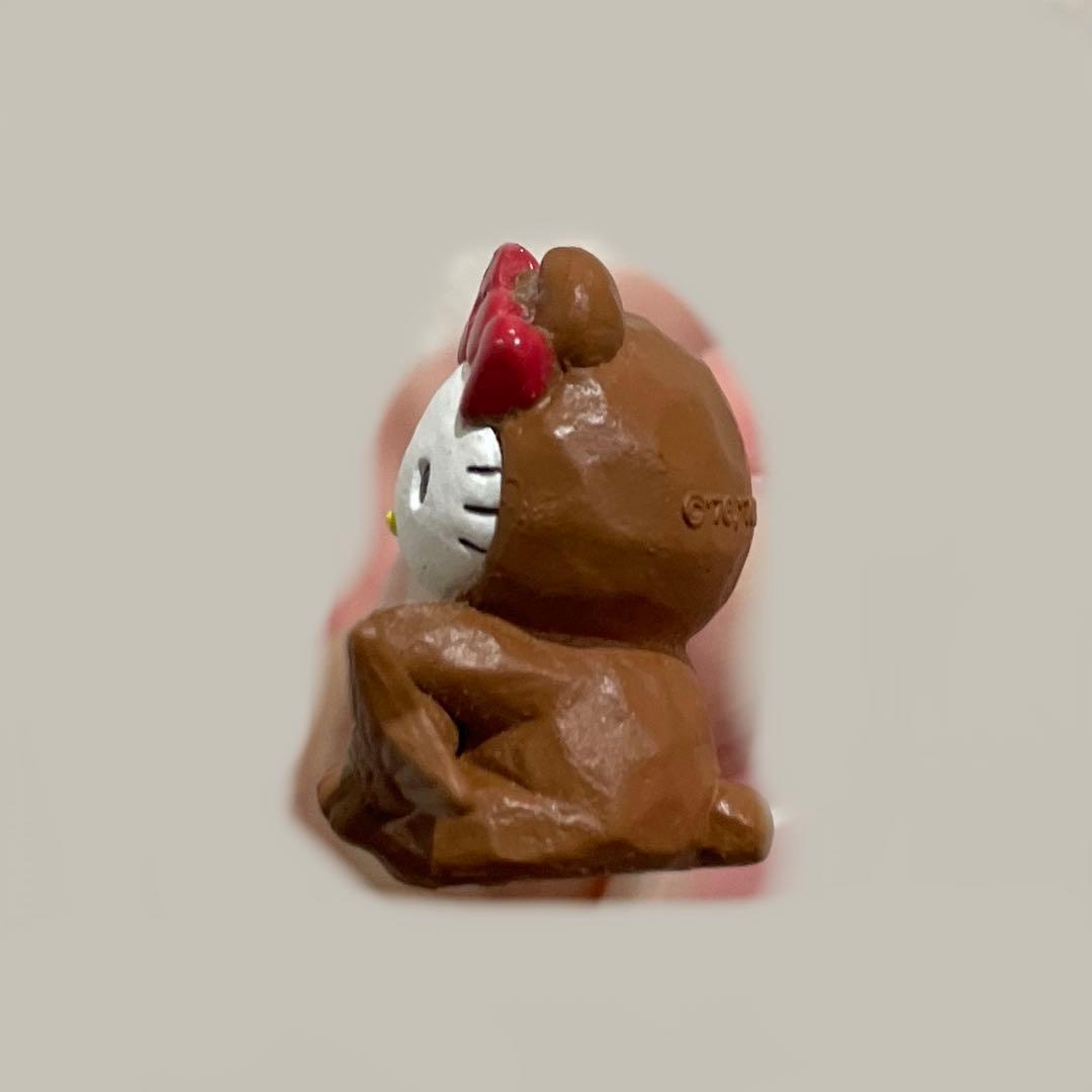 サンリオ リーメント ハローキティ フィギュア クマ 熊 くま 木彫り