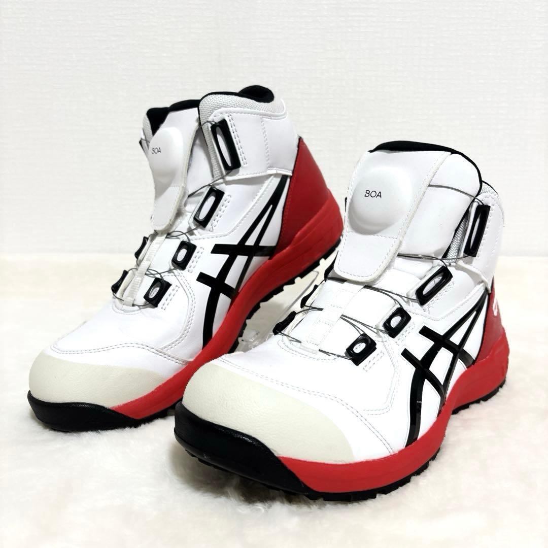 【美品】asics アシックス　安全靴 WINJOB CP304 BOA ボア ウィンジョブ アシックス asics 安全靴 作業靴 CP304 Boa Boaフィット