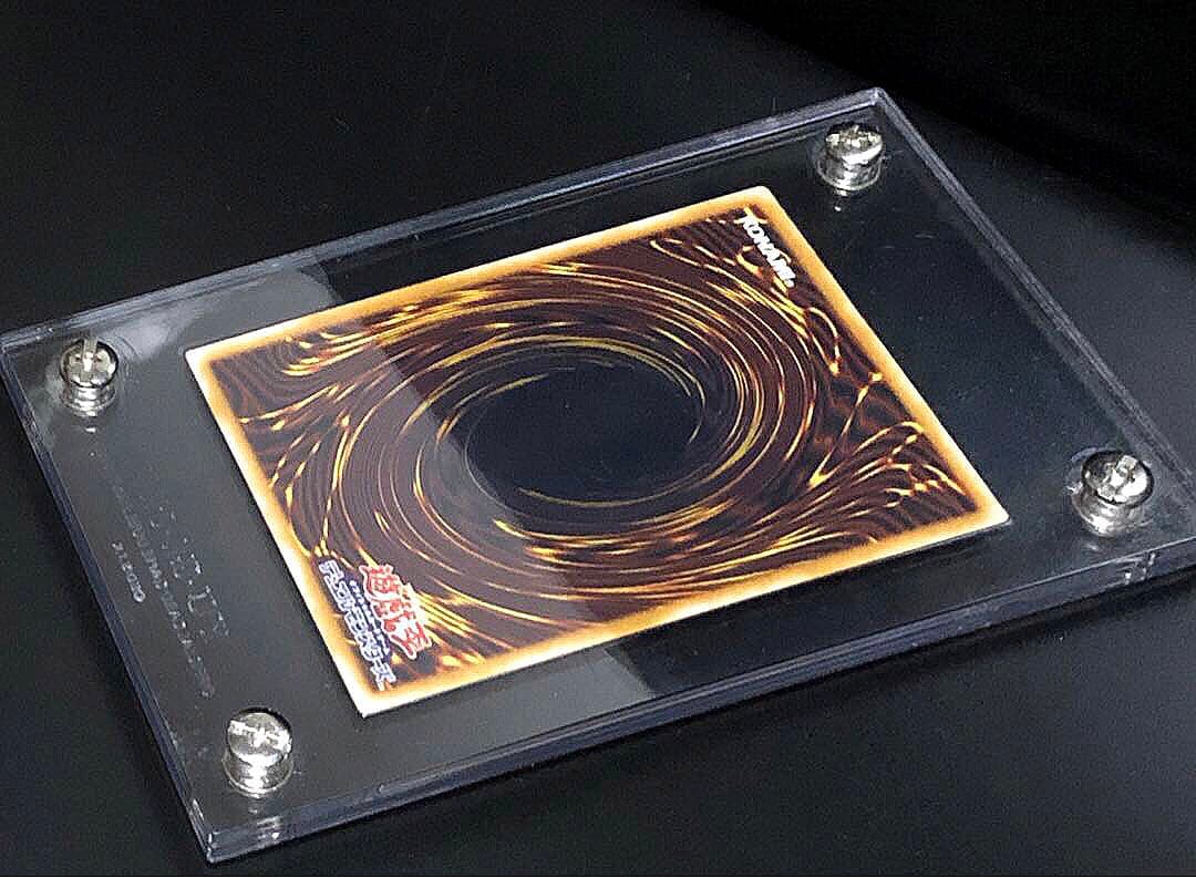 美品】【遊戯王】青眼の白龍 レリーフ 微青艶 スクリューダウン付き
