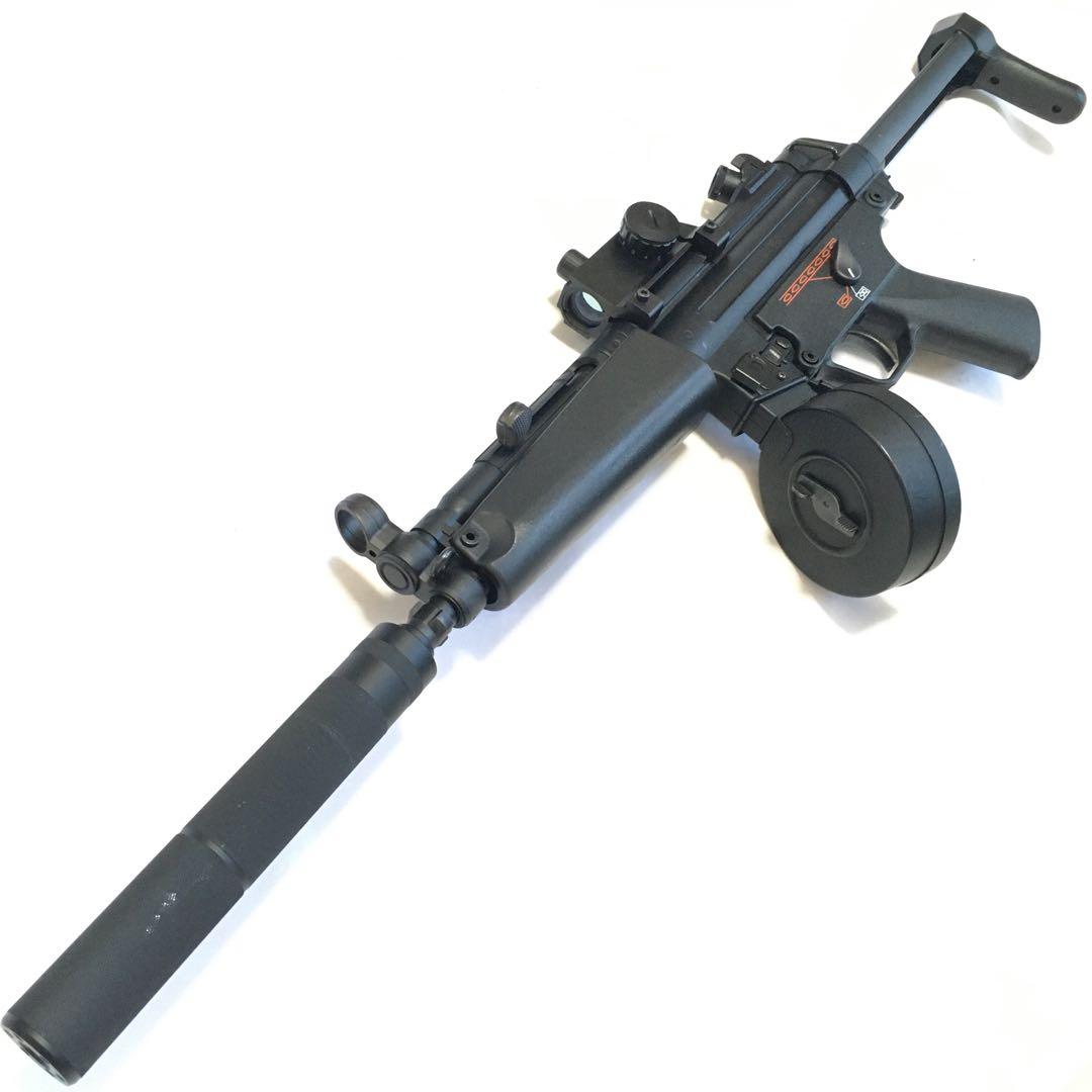 【極美品＆動作快調!!】 東京マルイ ハイサイクル 電動ガン MP5 セット!! 東京マルイ H&K MP5K HC(ハイサイクルカスタム) 電動ガン | エアガン