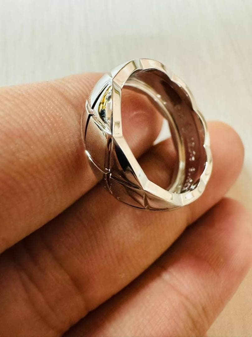 VIPシャネル CHANEL リング ジオメトリックカット US8号 T56 - メルカリ
