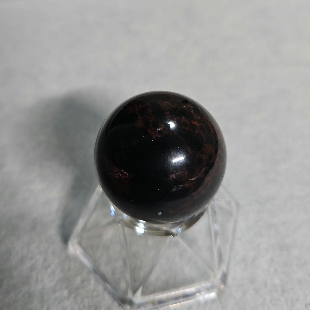 十勝石 オブシディアン 28.1mm スフィア 北海道産