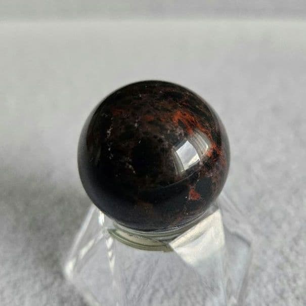 十勝石 オブシディアン 28.1mm スフィア 北海道産