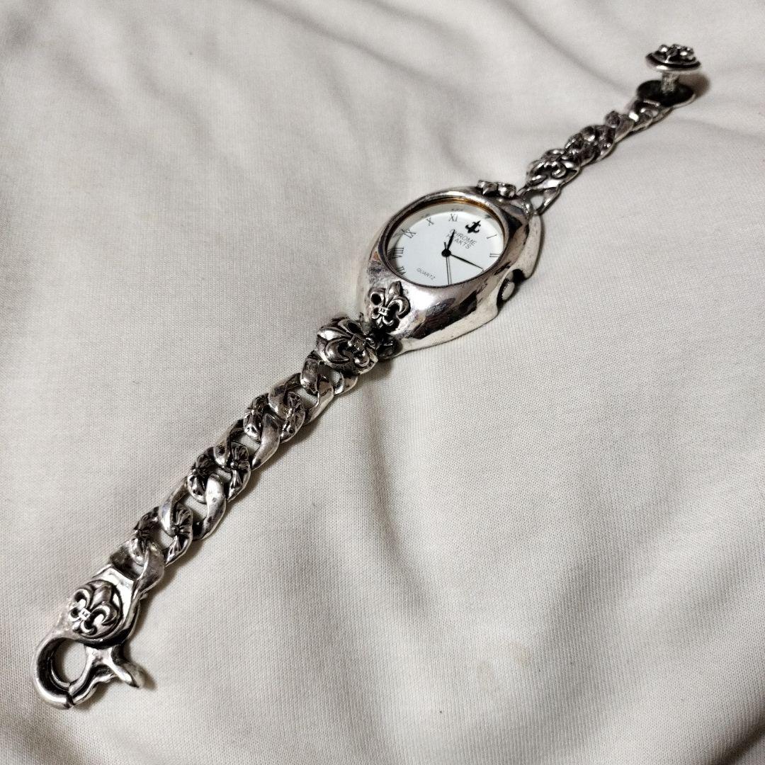 クロームハーツ950シルバー•フローラルデザイン クォーツ腕時計 CHROME HEARTS（クロムハーツ） Oyster Perpetual Zephyr BSフレア