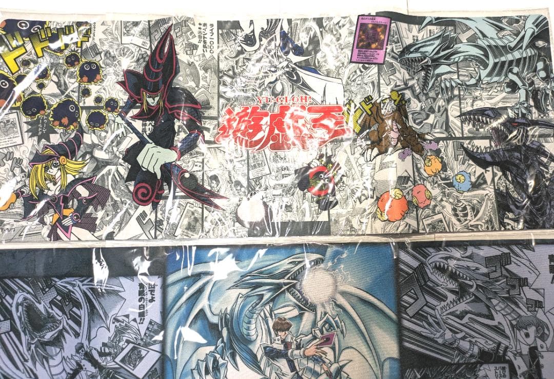 遊戯王プレイマット ジャンプフェスタ限定 原作絵柄&海馬瀬人ブルー
