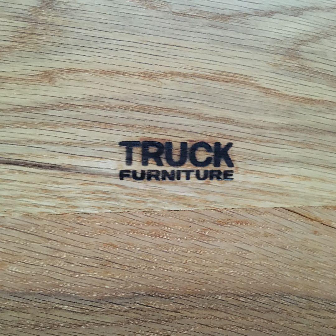 TRUCK FURNITUREガラストップローテーブル｜希少｜引取歓迎 - メルカリ