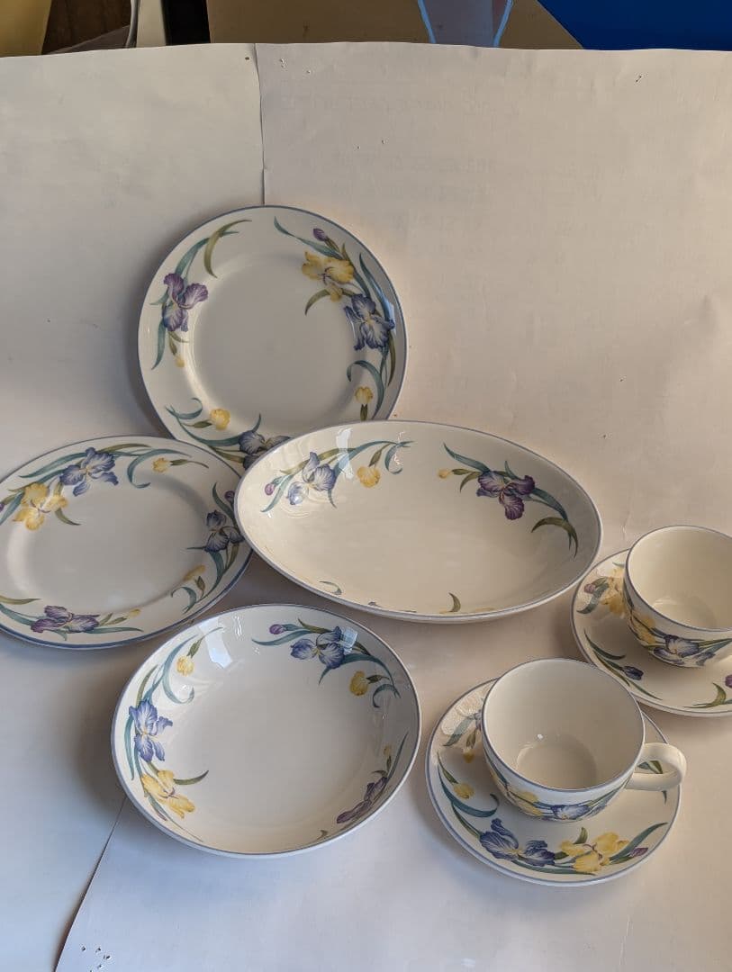（押しAE）  花柄カップとプレートの食器セット 楽天市場】A029582上品ティーカップ＆ソーサー 6客セット ．花柄．陶器