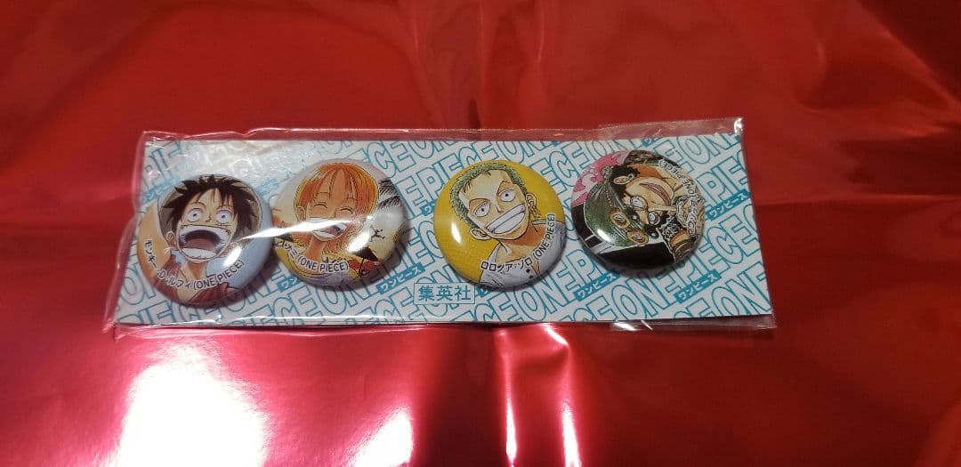 ONE PIECE　超初期グッズ　缶バッジ　新品未開封　激レア 激レア ASL 熱き兄弟の絆 ONE PIECE 限定 缶バッジセット - メルカリ