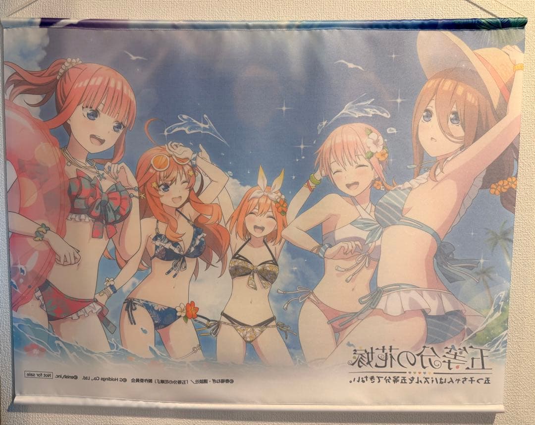 五等分の花嫁 五つ子ちゃんと真夏のビキニ タペストリー - メルカリ
