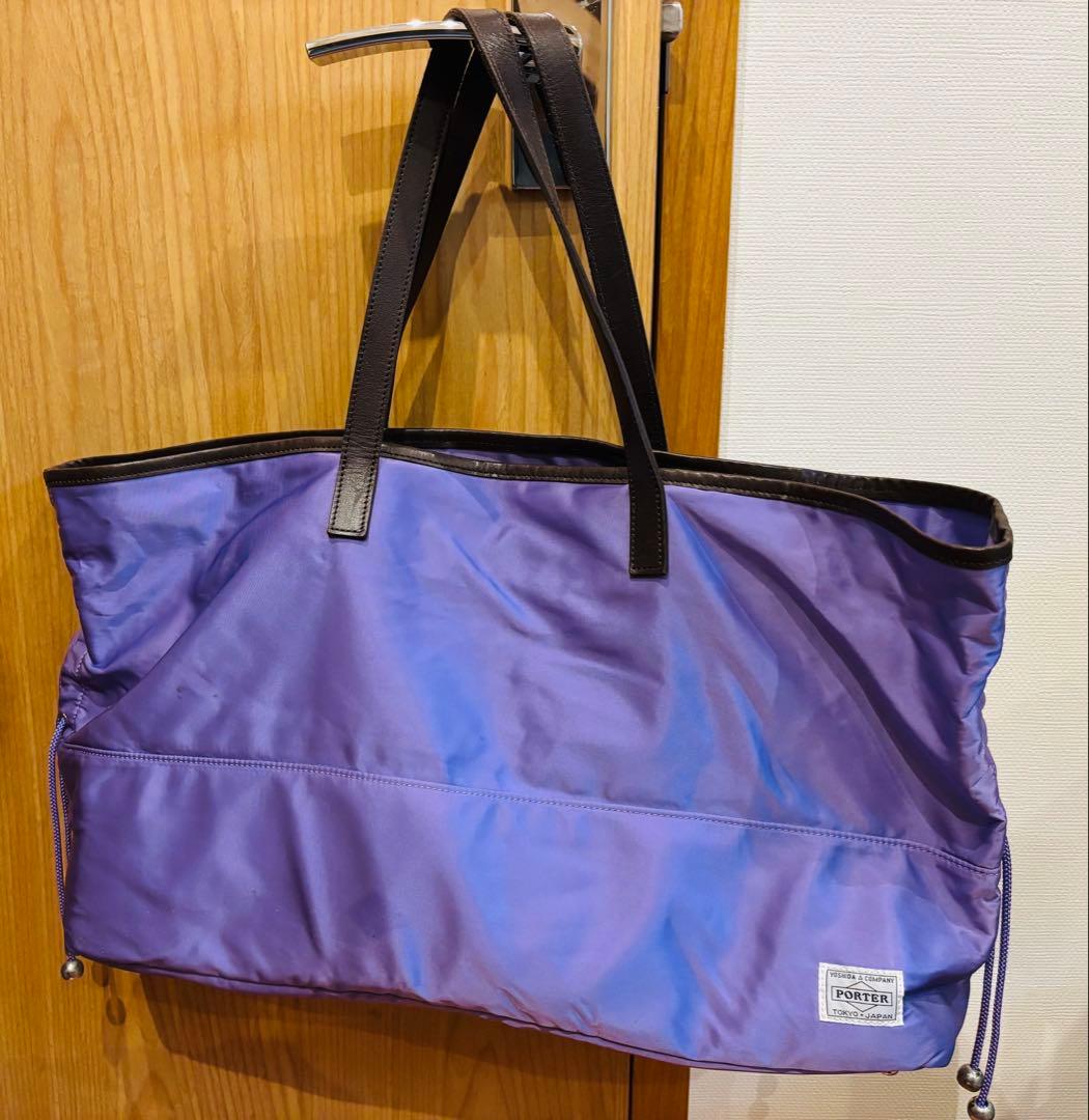 PORTER パープル トートバッグ フルートバッグ - メルカリ