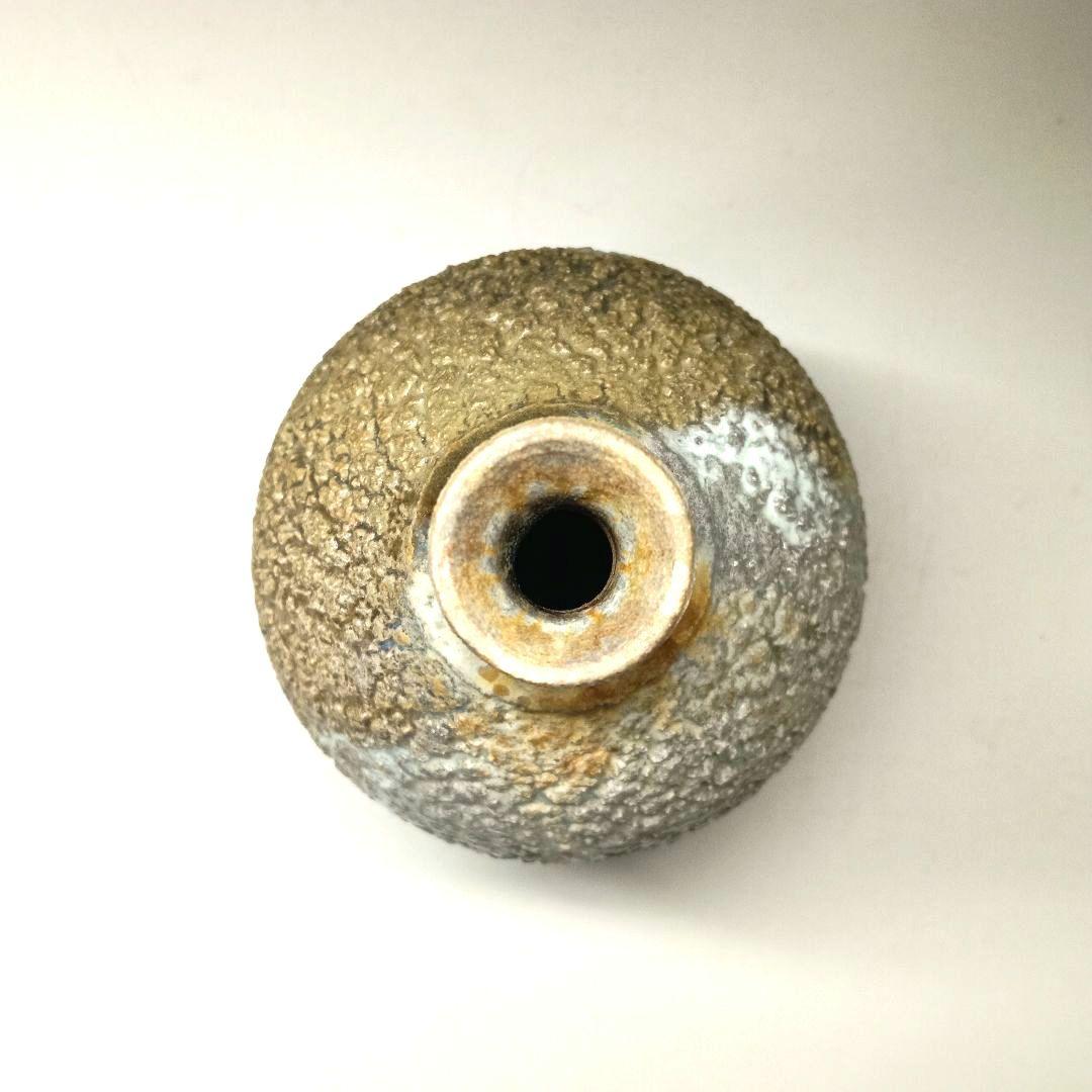 越前焼 塩越窯 白越不朝 裂久 花瓶 花生 花入 花器 共箱 共布 栞の通販