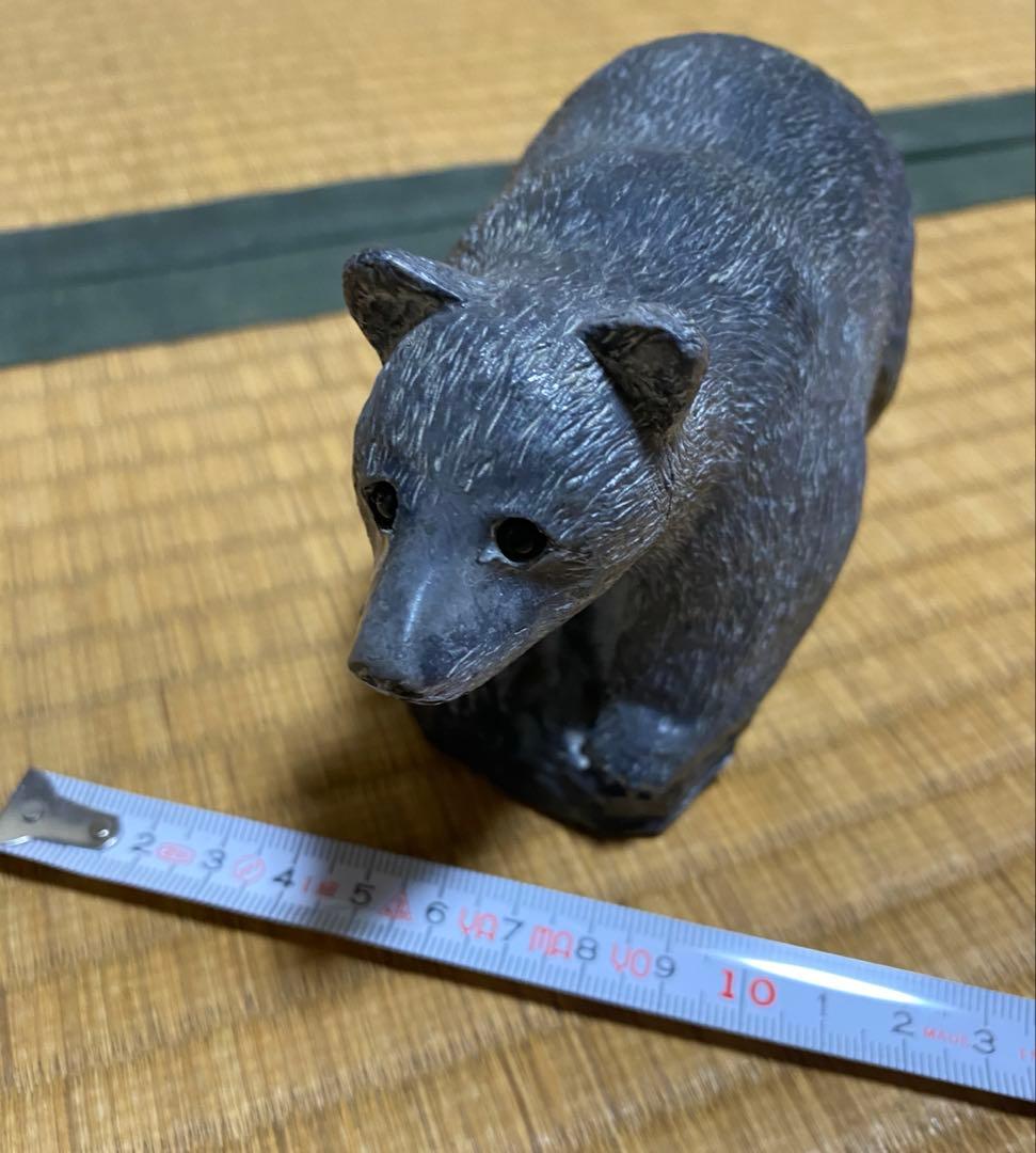 激レア「A WOLF ORIGINAL」 カナダ製 手作り クマ置物 - メルカリ