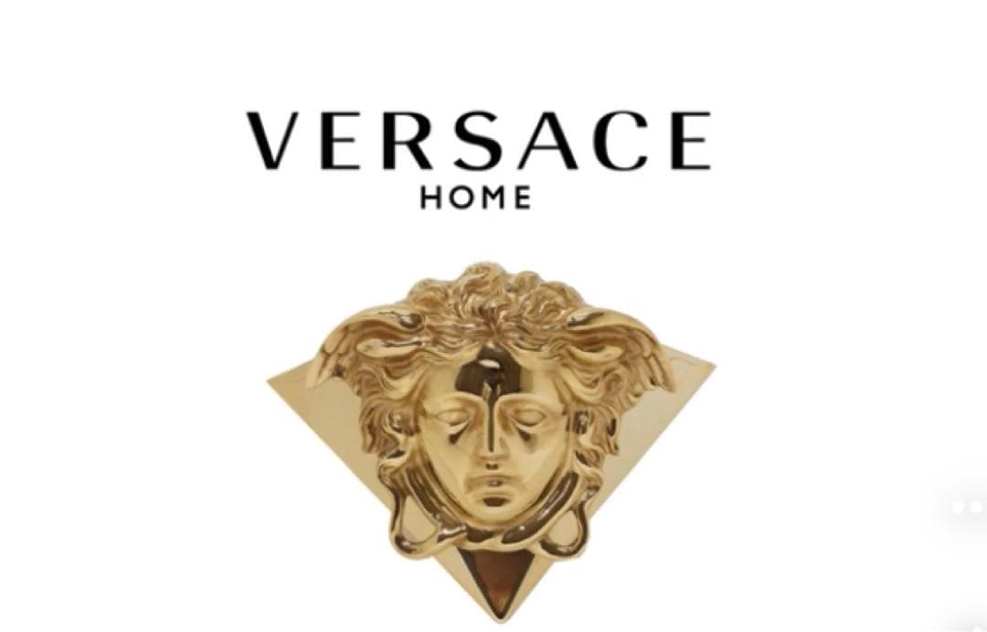 ☆versace ロッコ チーター 親子☆ ゴールド 希少品 ヴェルサーチ