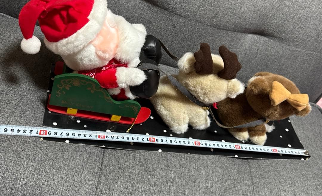 希少♡昭和レトロ チムニーワールド クリスマス ソリに乗ったサンタ
