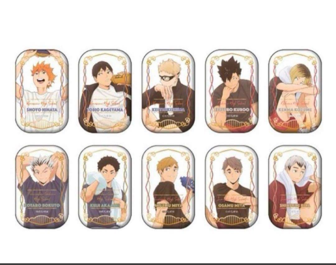 セブンネット限定 ハイキュー！！ スクエア缶バッジ クールダウン ハイキュー!!スクエア缶バッジ【BOX】(クールダウン)＜セブンネット