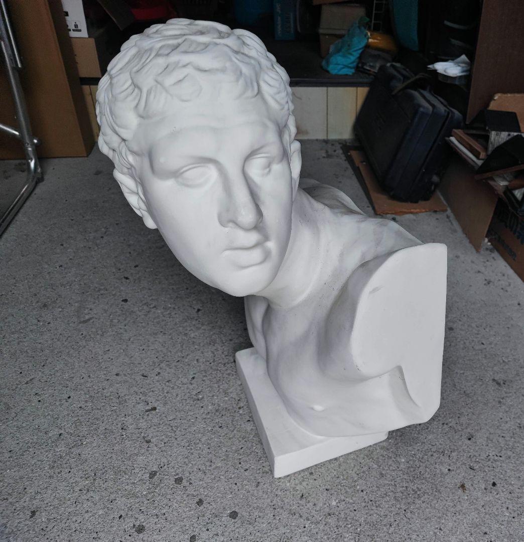 古代ギリシャ風 ホワイトバスト彫刻　石膏像 古代ギリシャ風 ホワイトバスト彫刻 石膏像 - メルカリ