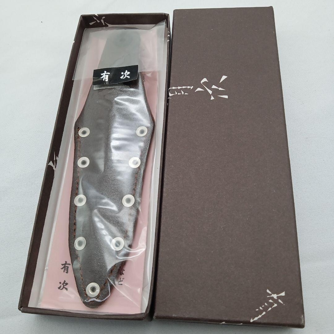 京都老舗　有次　レザーケース付き木製ハンドルナイフ　かじや小町　未使用品 楽天市場】山人 YAMABITO キャンプ切り出しナイフ 8分ロング 本革