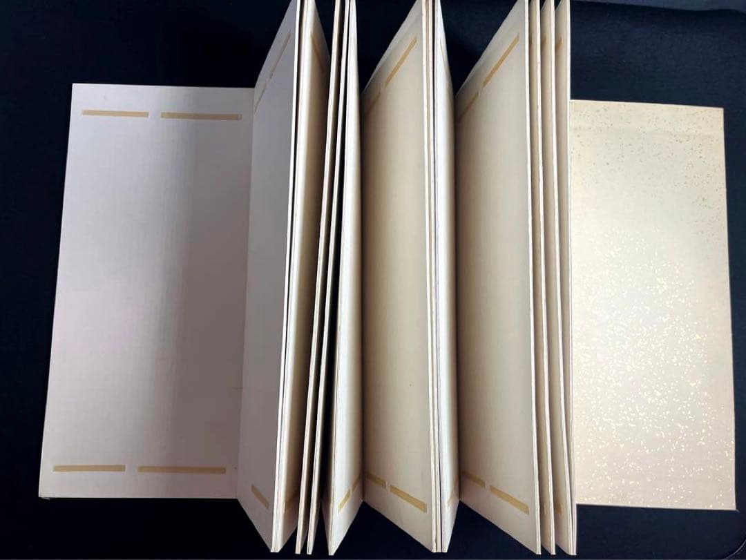 和紙 金箔 短冊 短冊帖 古筆手鑑 古裂装幀美術品 山水画 人物画 水墨画