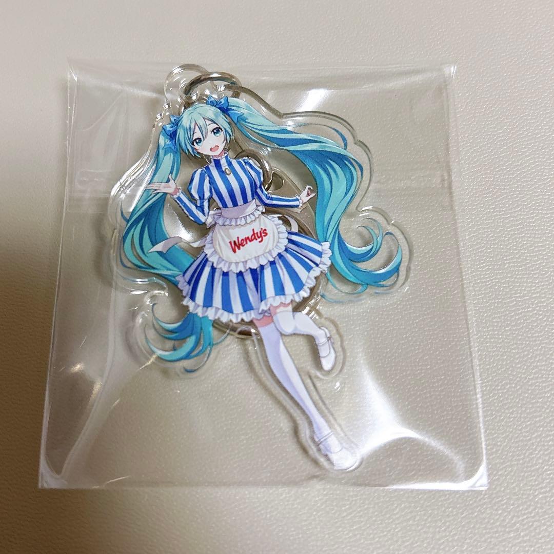 初音ミク ウェンディーズ・ファーストキッチン アクリルキーホルダー