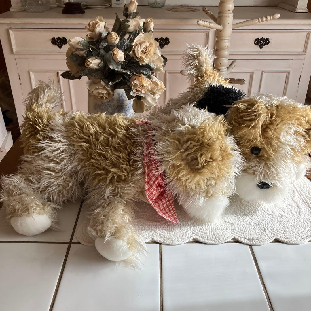 犬 ヨークシャテリア 2匹セット ぬいぐるみペア
