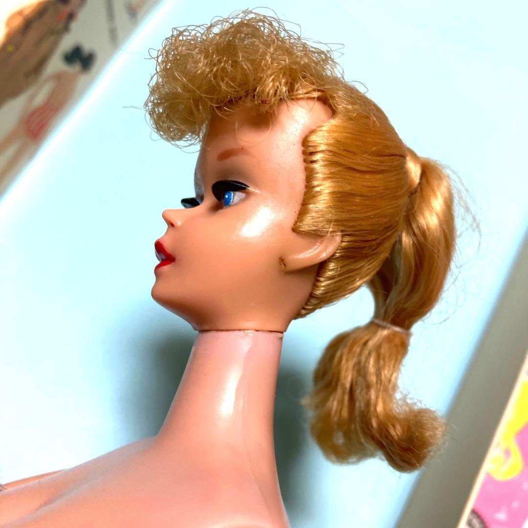 バービー ヴィンテージ 1961 ポニーテール オイリーフェイス 箱他付き