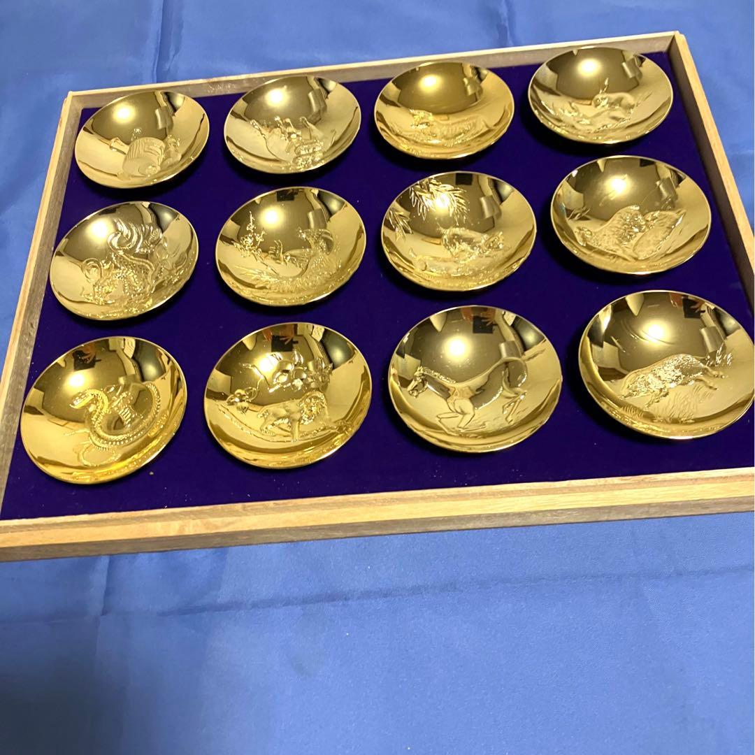 干支(十二支) 金杯 24Kgp 金メッキ - メルカリ