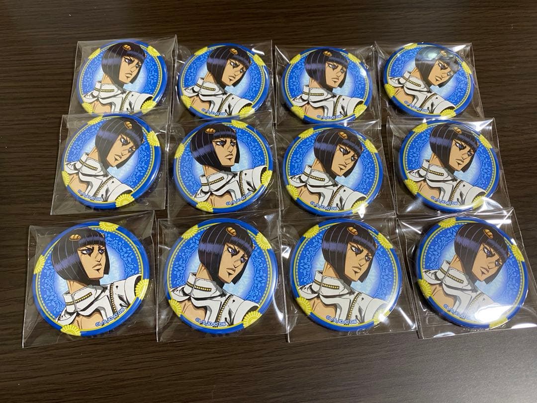 ブローノ・ブチャラティ AGF缶バッジジョジョの奇妙な冒険 黄金の風5部 12個 ブローノ・ブチャラティ AGF缶バッジジョジョの奇妙な冒険 黄金の風5部