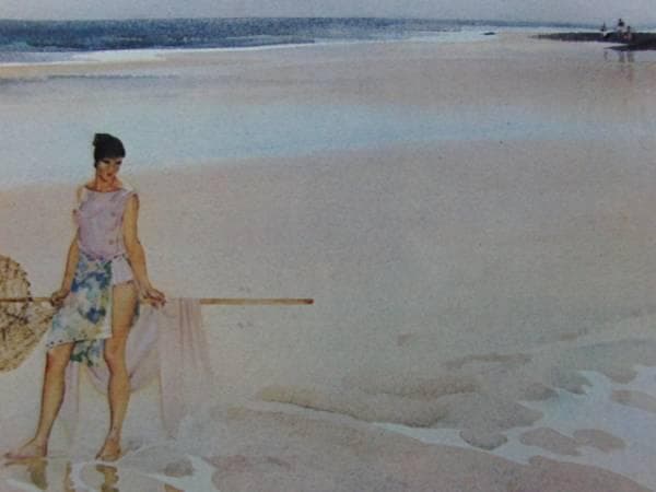 W．RUSSELL FINT（W.ラッセル フリント）、海辺の漁師の娘 - メルカリ