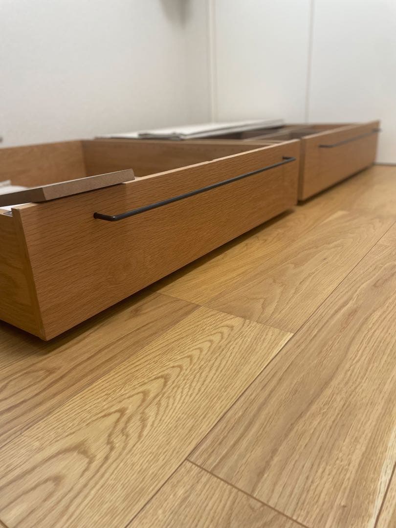 無印　ベッド下収納　オーク材　引き出し 無印良品(MUJI)のオーク材 ベッドフレーム下収納引き出しです。ベッド