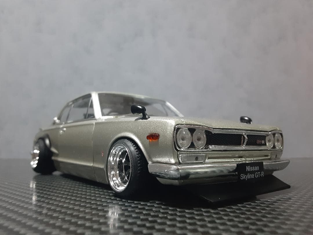 Hachette 1/24 日産 箱スカ GT-R カスタム改 ワタナベガンメタ - メルカリ