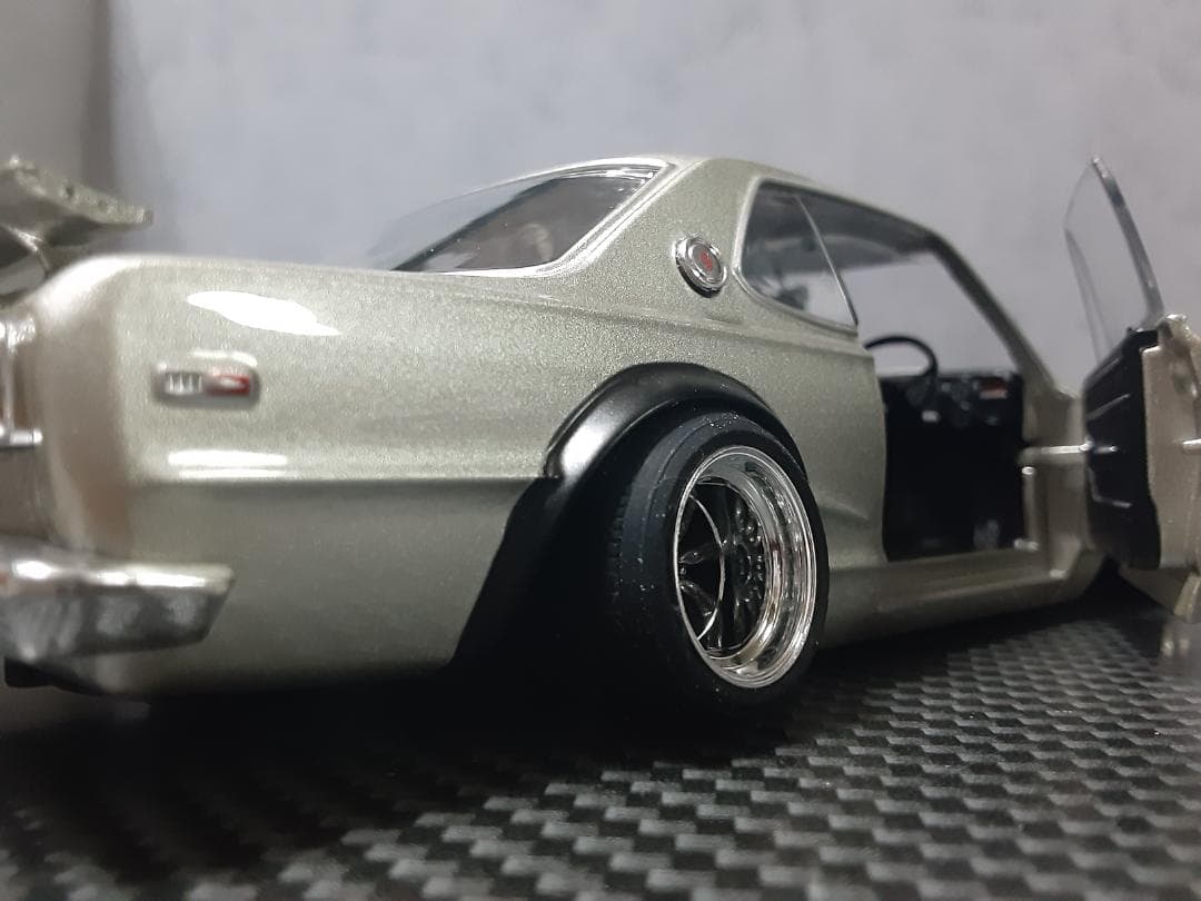 Hachette 1/24 日産 箱スカ GT-R カスタム改 ワタナベガンメタ - メルカリ