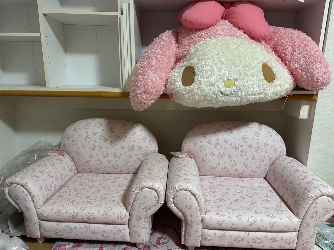 マイメロディソファー サンリオ - マイメロディ ソファの通販 by ᙏ̤̫❤︎｜サンリオならラクマ