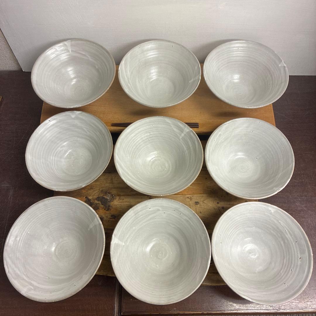 ちゃーさん様専用新品 陶器 陶芸作家 角底丼鉢9個 583 - メルカリ